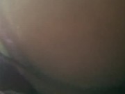 Playing with my pussy in a sundress on the drive to work