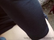 Outdoor anal after get caught sucking cock in toilet! (2)