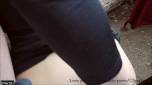 Outdoor anal after get caught sucking cock in toilet! (2)