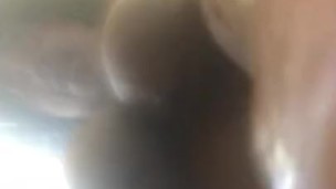 Kissing my titties in the shower