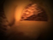 Carlycurvy playing in a light pink leopard print shirt and g string 1/16