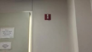 Milf sneaks twerking strip tease at work and gets caught!