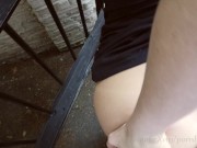 Outdoor anal after geting caught sucking cock in toilet!3 ( Part 3 of 3 ) 3/16
