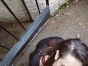 Outdoor anal after geting caught sucking cock in toilet!3 ( Part 3 of 3 ) 6/16