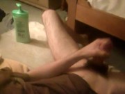 Overhead masturbation view!