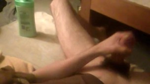 Overhead masturbation view!