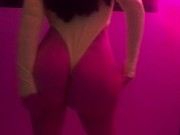 Sexy pawg creams on dick through neon bodysuit  1/16