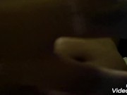Bathroom jerk off session