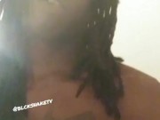 Huge dancing cock spits huge cumshot