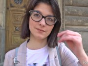 GERMAN SCOUT - CUTE COLLEGE TEEN SARA TALK TO FIRST ANAL AT STREET CASTING 3/16