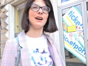 GERMAN SCOUT - CUTE COLLEGE TEEN SARA TALK TO FIRST ANAL AT STREET CASTING 5/16