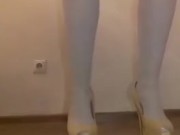 Hot masturbation students after class. Sister masturbates wet pussy