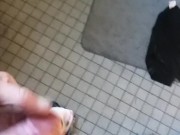 Smelling,tasting and Cumming in wife's dirty panties