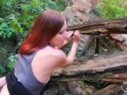 sex and blowjob in the abandoned manor.Cum on the face 8/16