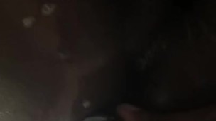 Hot young fit black jock shower ass play