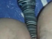 Gaping my virgin ass