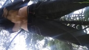 Memorial day in the park! Outside risky public hot tattooed guy w big dick!