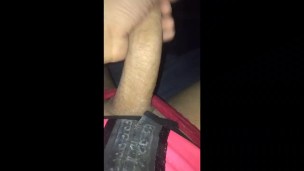 Stroking and edging my sissy cock