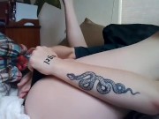 baby makes herself cum listening to lesbian asmr 14/16