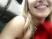 Ginger Banks Playing with her Pussy Under the Table at a Fan Expo! 14/16