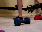 Couple take a break from working out to fuck 8/16