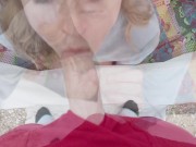 Big Boobs Amateur Nympho Fucks Daddy Hard in Tent POV Public - Horny Hiking 5/16