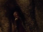Watch my pussy swallow my toy