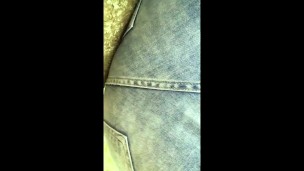 Forest teen fart in jeans