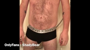Pissing out the load in my underwear