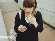 SMOKING BREAK OUTSIDE WHILE ON PHONE AND IGNORING EVERYONE