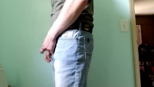 Young Guy peeing