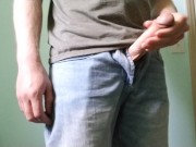 Desperate teen caught masturbating