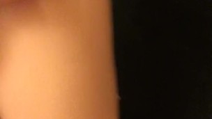 Getting fucked by my 12” fat dildo