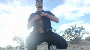 Homemade Public Desert Jerkoff