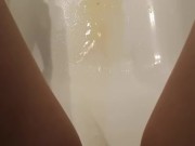 Pee female POV