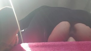 Masturbating in the back seat of my car in public