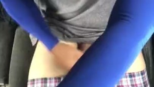 Jerking it while driving