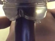 Playing with my new Fleshlight