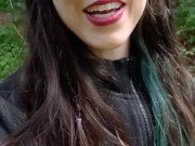 Peeing out in the forest 11/16