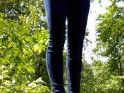 Peeing out in the forest 13/16