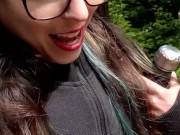 Peeing out in the forest 6/16