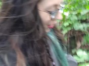 Peeing out in the forest 9/16