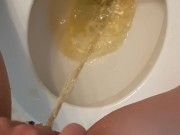 Messy Pee Splashing Everywhere 11/16
