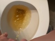 Messy Pee Splashing Everywhere 12/16