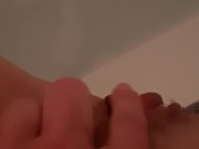 Pissing in the tub 10/16