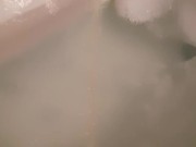 Pissing in the tub