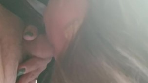 Latina Blow job in truck