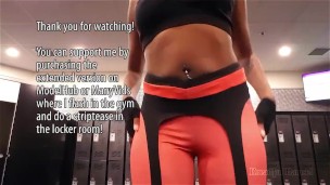Booty Sculpting Workout For Camgirls+Locker Room Striptease