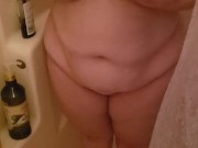 BBW Shower + Soapy Pussy