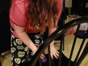 Long, slow dildo ride brings hot BBW to Cum Town 2/16